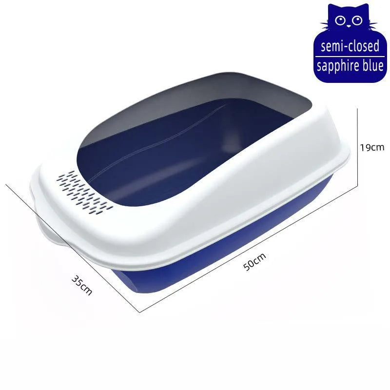 Deodorant Litter Box Cat Tray Fully Enclosed Pet Litter Box Plastic Toilet, Pet Accessories, High Capacity Litter Tray, Cleaning