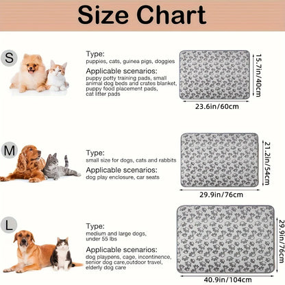 Soft Fluffy High Quality Pet Blanket Cute Cartoon Pattern Pet Mat Warm and Comfortable Blanket for Cat Dogs