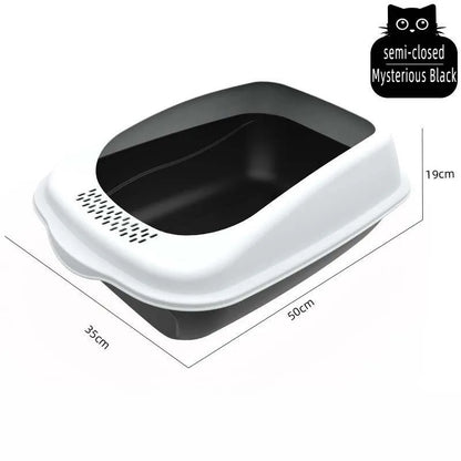 Deodorant Litter Box Cat Tray Fully Enclosed Pet Litter Box Plastic Toilet, Pet Accessories, High Capacity Litter Tray, Cleaning