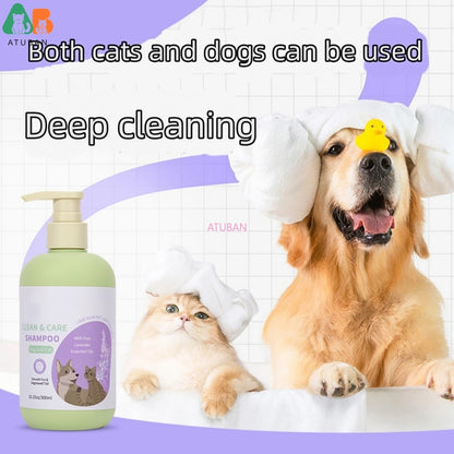 ATUBAN Dog Shampoo and Conditioner,Hypoallergenic Dog Shampoo for Smelly Dogs,Probiotic Pet Shampoo for Dogs,Royal Lavender